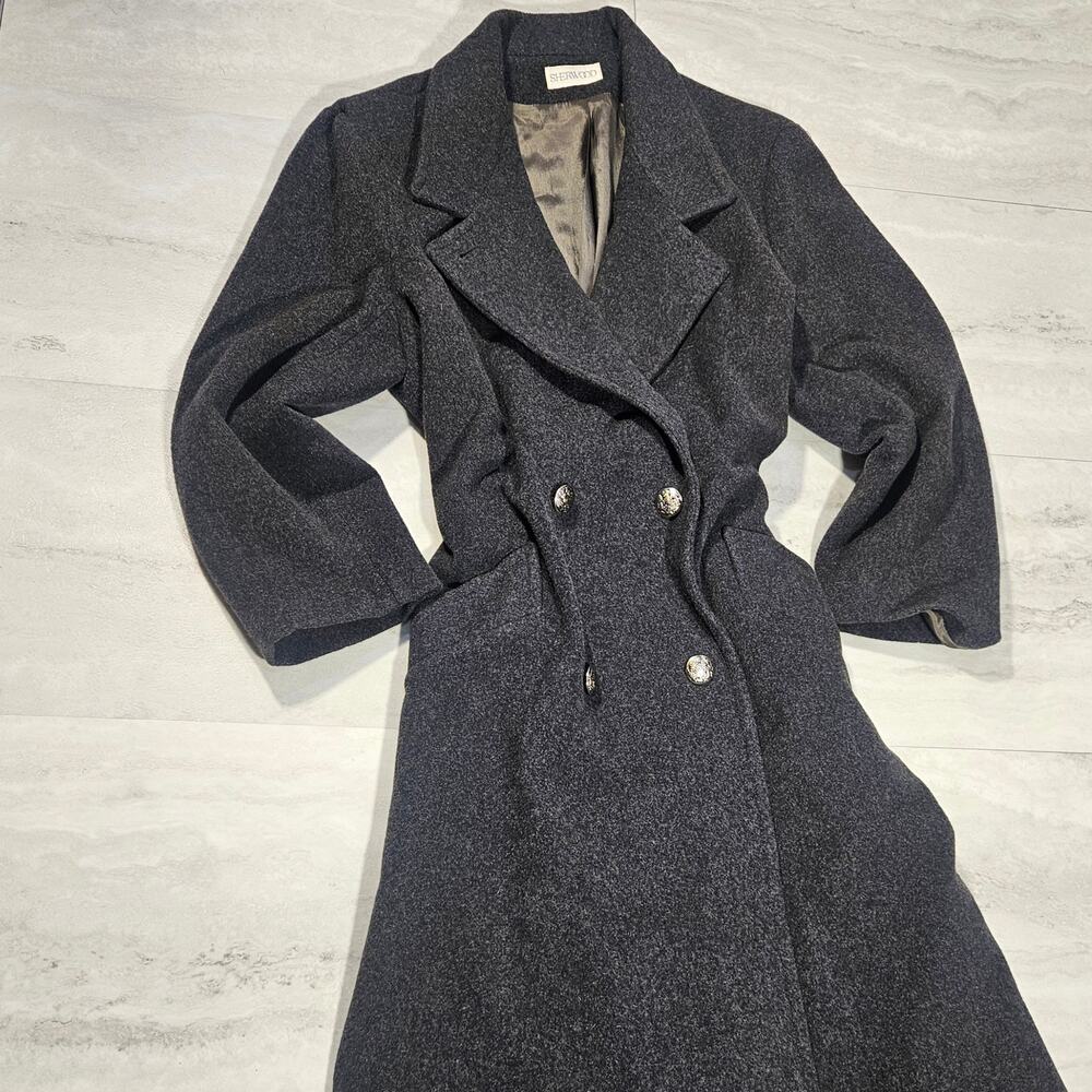 Zendaya MJ Spider-Man Inspired Grey Vintage Wool Long Coat 🕷️